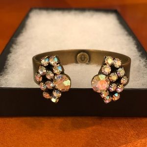 Loren Hope iridescent bracelet Swarovski crystals